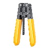 Leather wire stripping pliers (orange handle)
