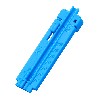 Blue guide rail length adjuster