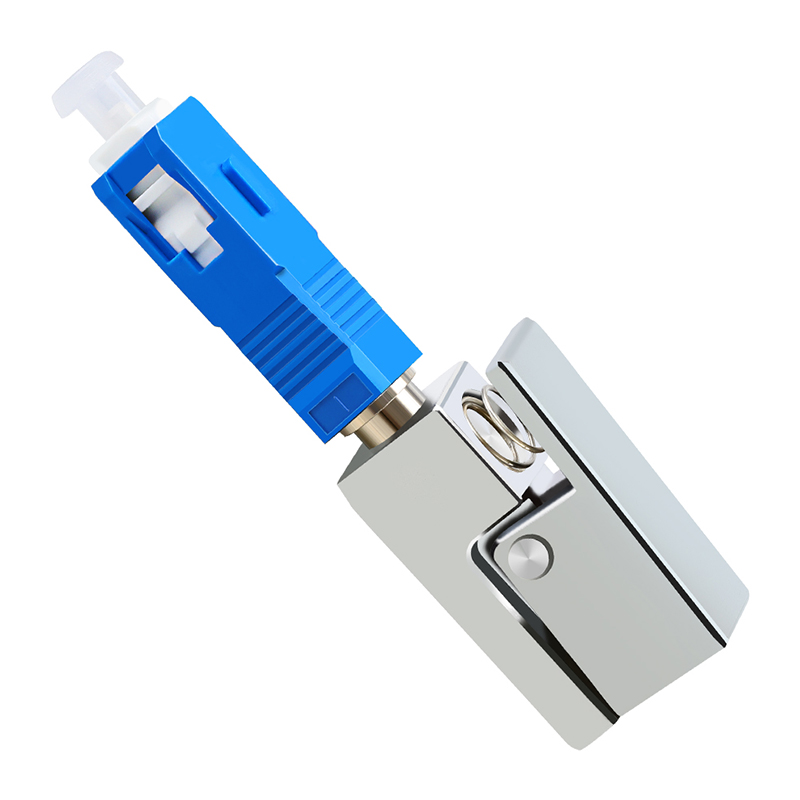 SC square bare fiber adapter