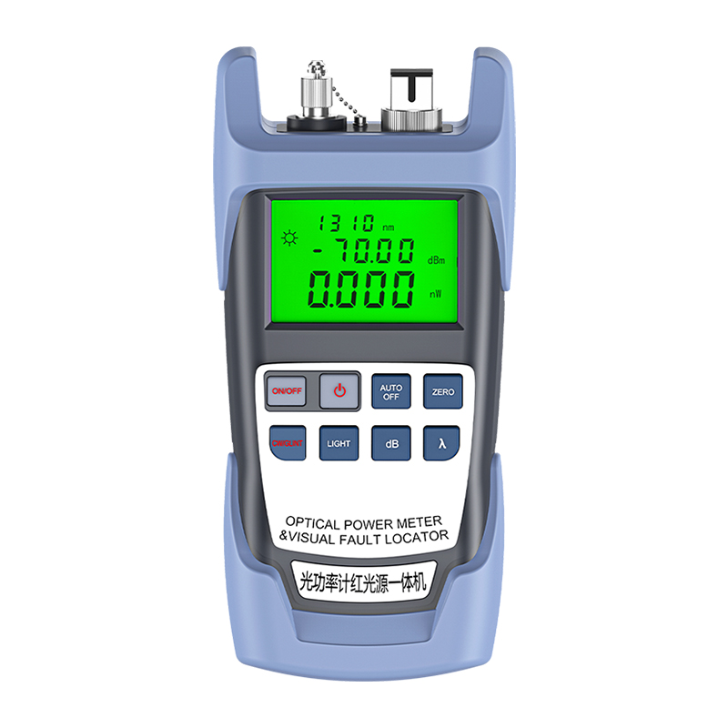 Adhesive coated optical power meter integrated machine