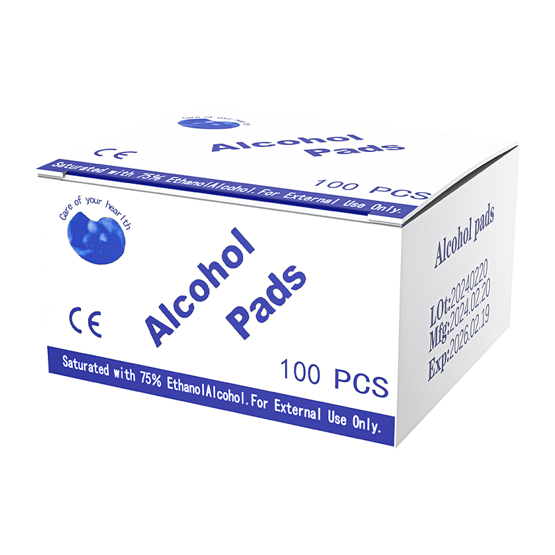Clean alcohol cotton pads
