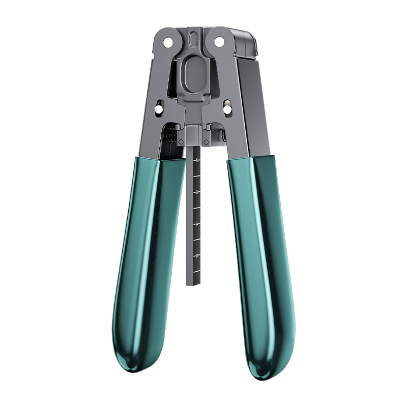 Leather wire stripping pliers